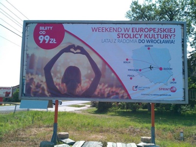 Billboard Miedziana Gra